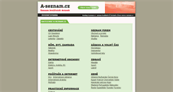 Desktop Screenshot of a-seznam.cz