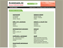 Tablet Screenshot of a-seznam.cz